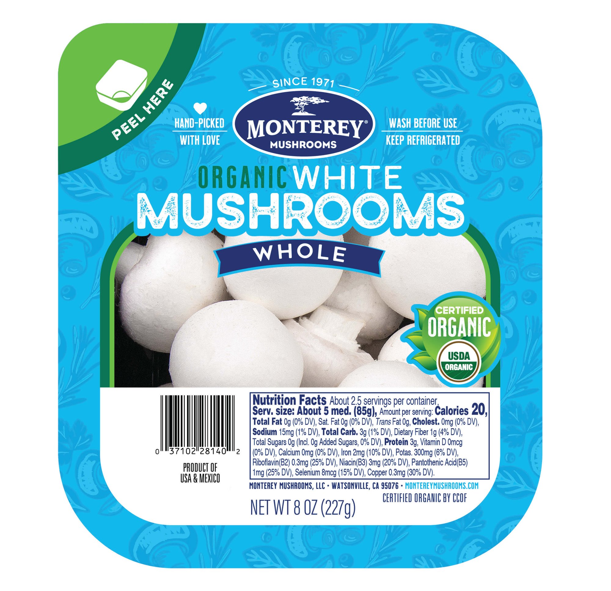 Top Seal Organic White Whole