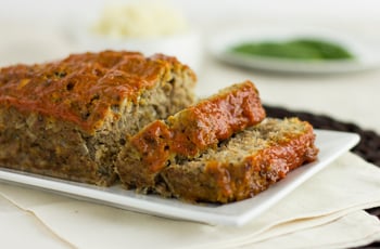 Blended Turkey Mushroom Meatloaf