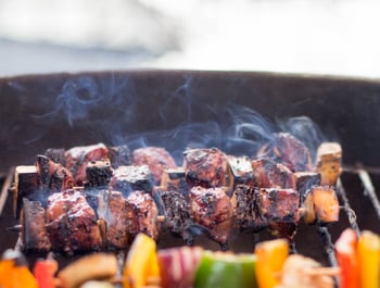 Steak & Portabella Mushroom Kebabs 