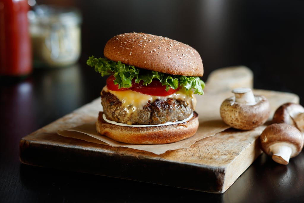 easy blended mushroom burger