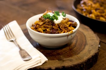 One-Pot Mushroom Chili Macaroni