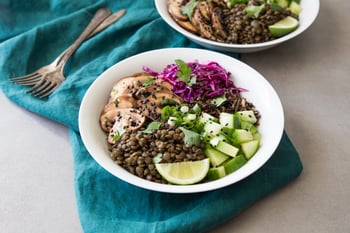 Sizzling Sautés™ Thai Mushroom Bowl with Lentils and Wild Rice