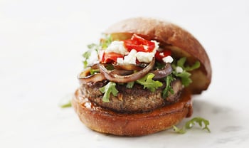 Beef & Mushroom Mediterranean Blended Burger