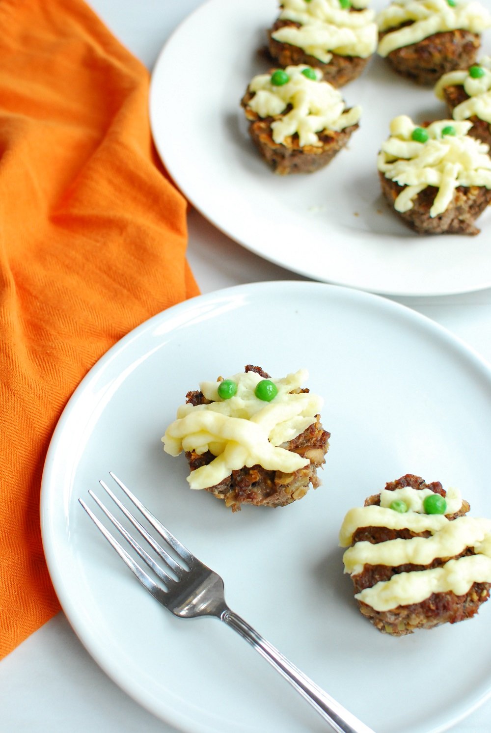 Mini Halloween Mummy Meatloaf 