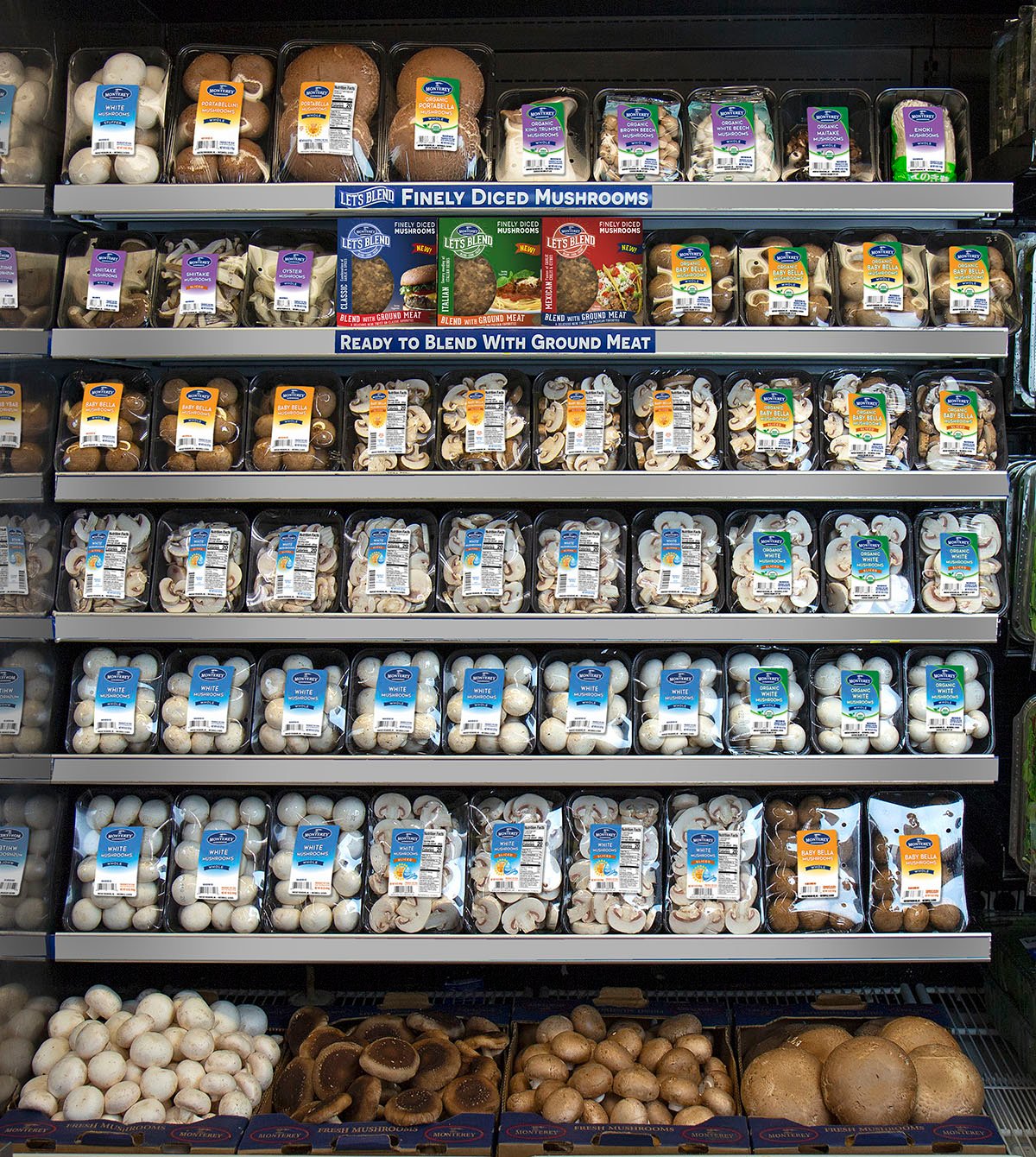 White Mushrooms Locally Grown Monterey Mushrooms®