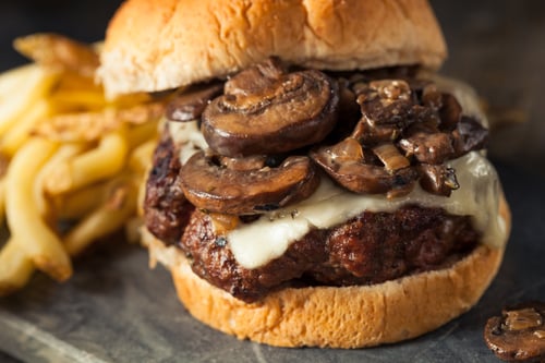 Mushroom burger recipe