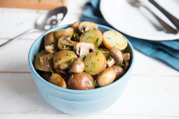 Mushroom-Chive-Potato-Salad