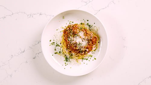Mushroom Bolognese