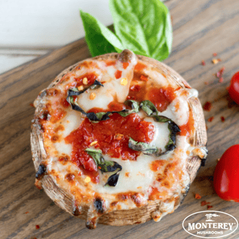 Portabella Mushroom Cap “Mini” Pizzas 