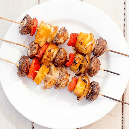 Hawaiian Mushroom Kebab