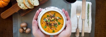 Butternut Squash And Mushroom Soup