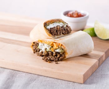 Let’s Blend® Beefy Mushroom Burritos