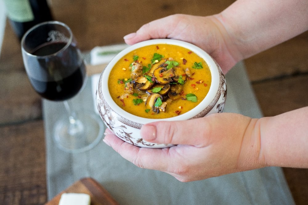 butternut mushroom soup