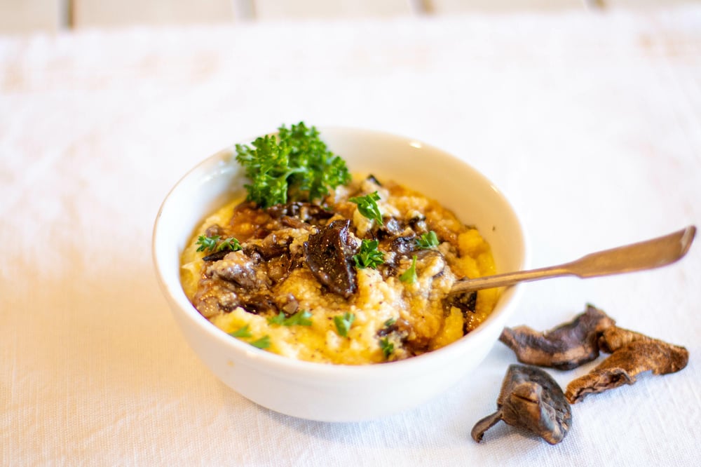 mushroom polenta