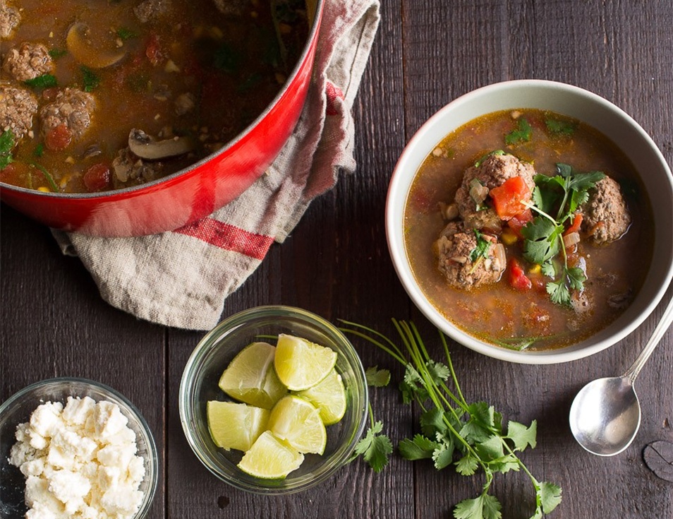 mushroom-meatball-soup