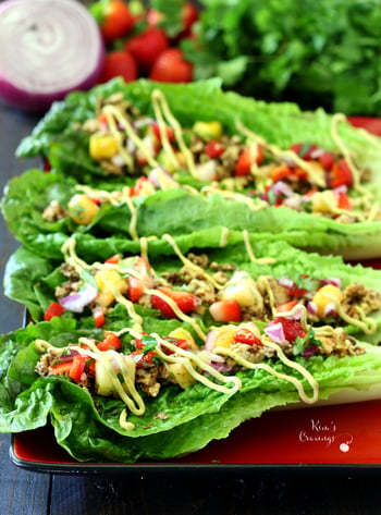 Stick to that New Year's Resolution with these Healthier Taco Lettuce Wraps