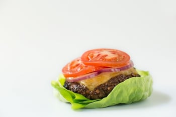 Mighty Mushroom Lettuce Wrapped Blended Burger