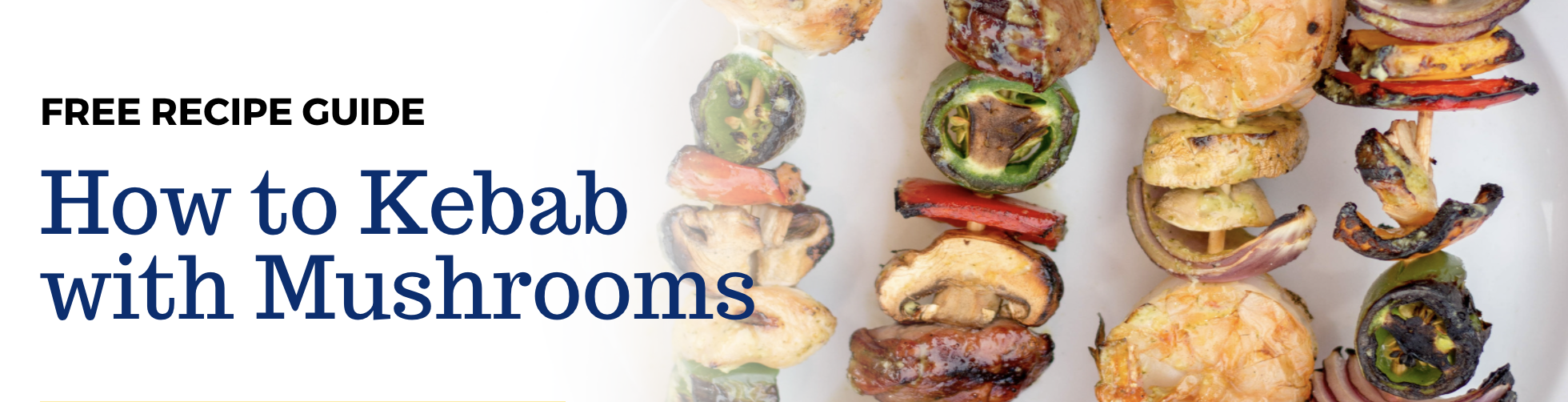 how to kebab with mushrooms